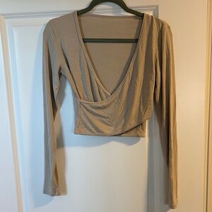 Lululemon Ribbed Wrap Top